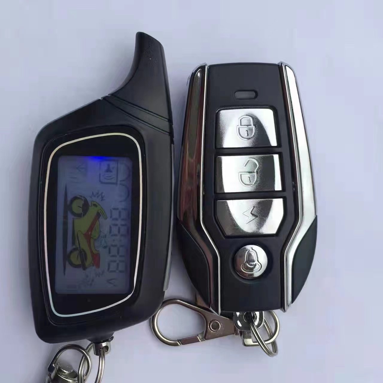 Universal MOTO Alarm Anti-hijacking 2 Way Smart Keyless Entry Motor Security System